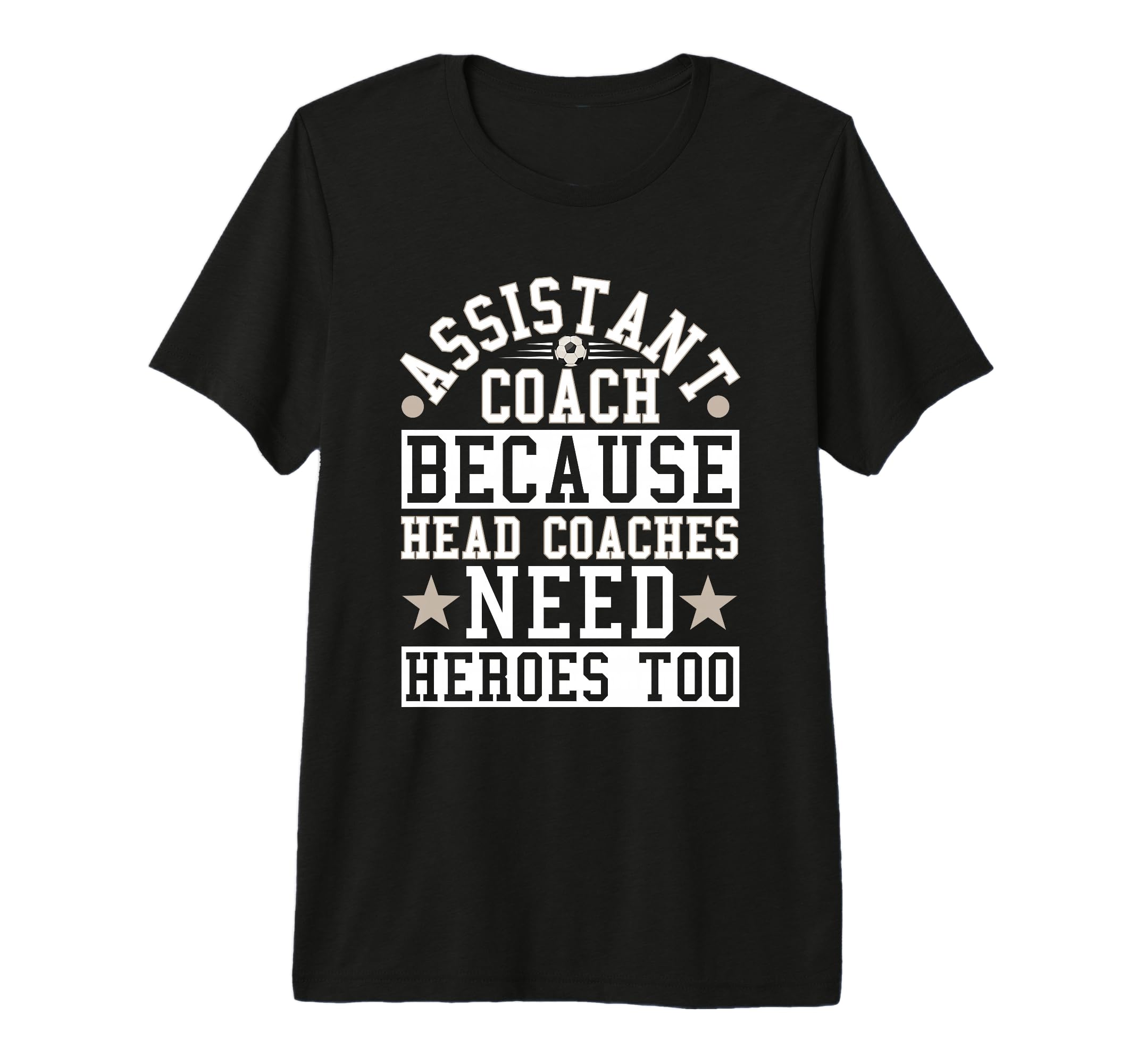 Soccer Assistant Coach Head Coaches T-Shirt - Graphic Print for Adults