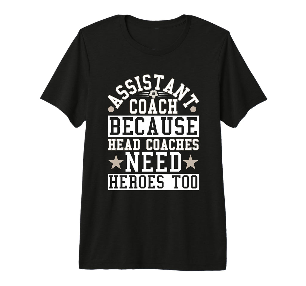 Soccer Assistant Coach Head Coaches T-Shirt - Unique Graphic for Adults