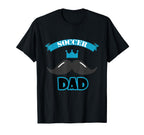 Football Soccer Player Sport Father T-Shirt - Fun Novelty Design Men Women
