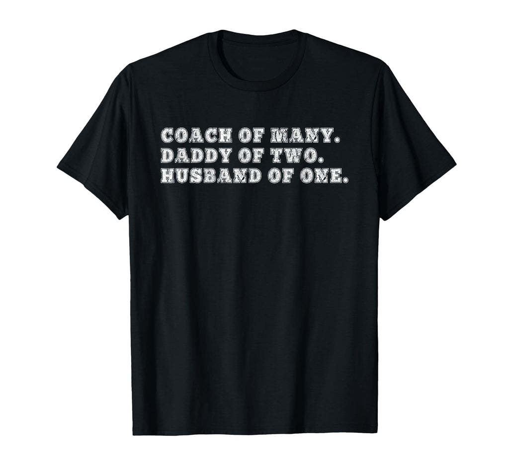Coach Daddy Fathers Day Gift Husband T-Shirt - Minimalist Print Unisex