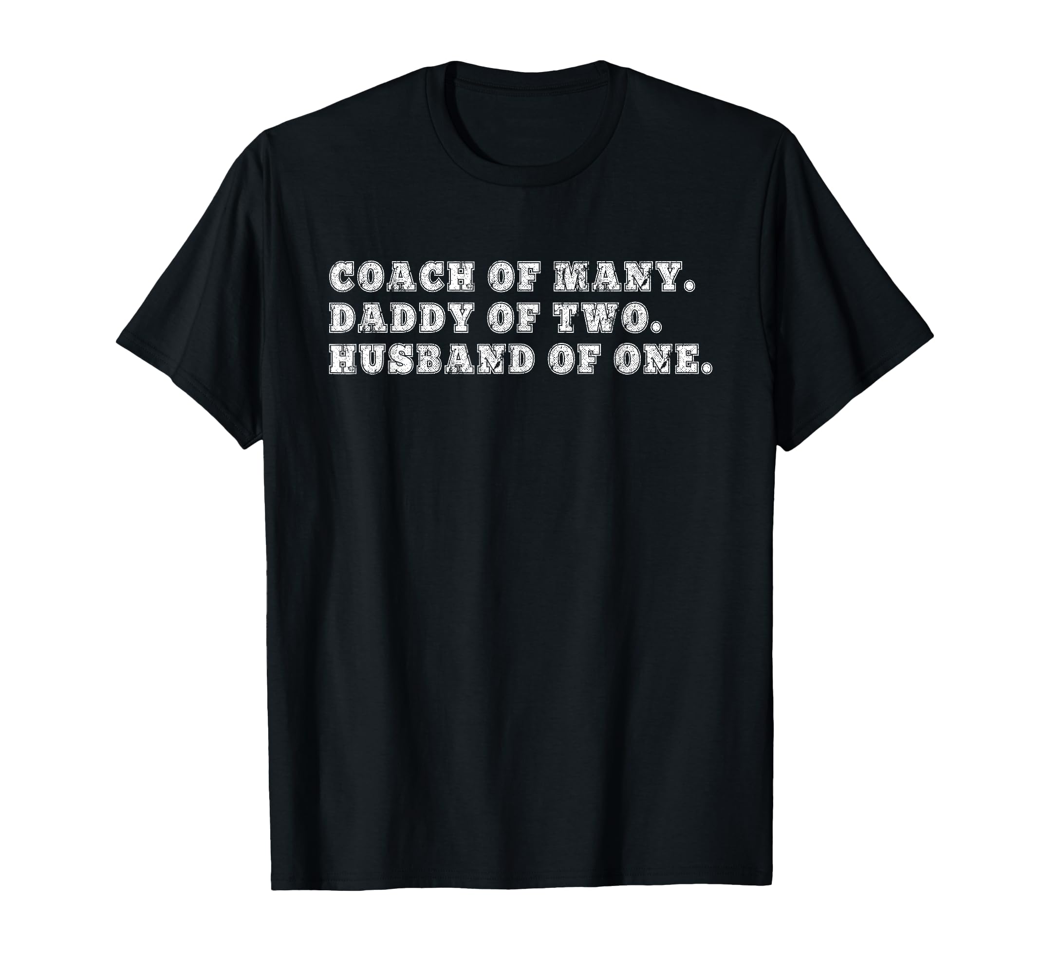 Coach Daddy Fathers Day Gift Husband T-Shirt - Minimalist Print Unisex