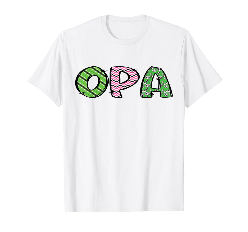 Soccer Opa Funny Soccer Birthday T-Shirt - Streetwear Style Men Women