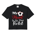 My Heart Is That Field Soccer Hoodie - Fun Novelty Design Men Women