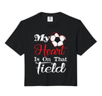 My Heart Is That Field Soccer Hoodie - Fun Novelty Design Men Women
