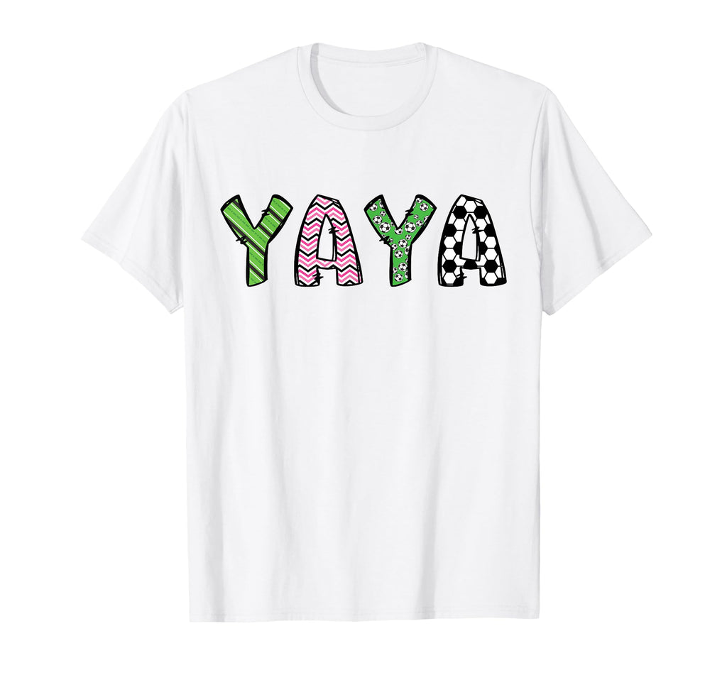Soccer Yaya Funny Soccer Birthday T-Shirt - Minimalist Print for Adults