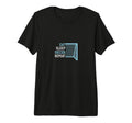 Eat Sleep Soccer Repeat Tri Blend T-Shirt - Minimalist Print for Adults