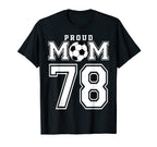 Number 78 Custom Proud Soccer Futbol T-Shirt - Streetwear Style Men Women