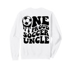 Proud Soccer Uncle Soccer Ball Drip Sweatshirt - Trendy Graphic Men Women
