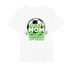 Soccer Mom Like Regular Mom But Sweatshirt - Minimalist Print Unisex