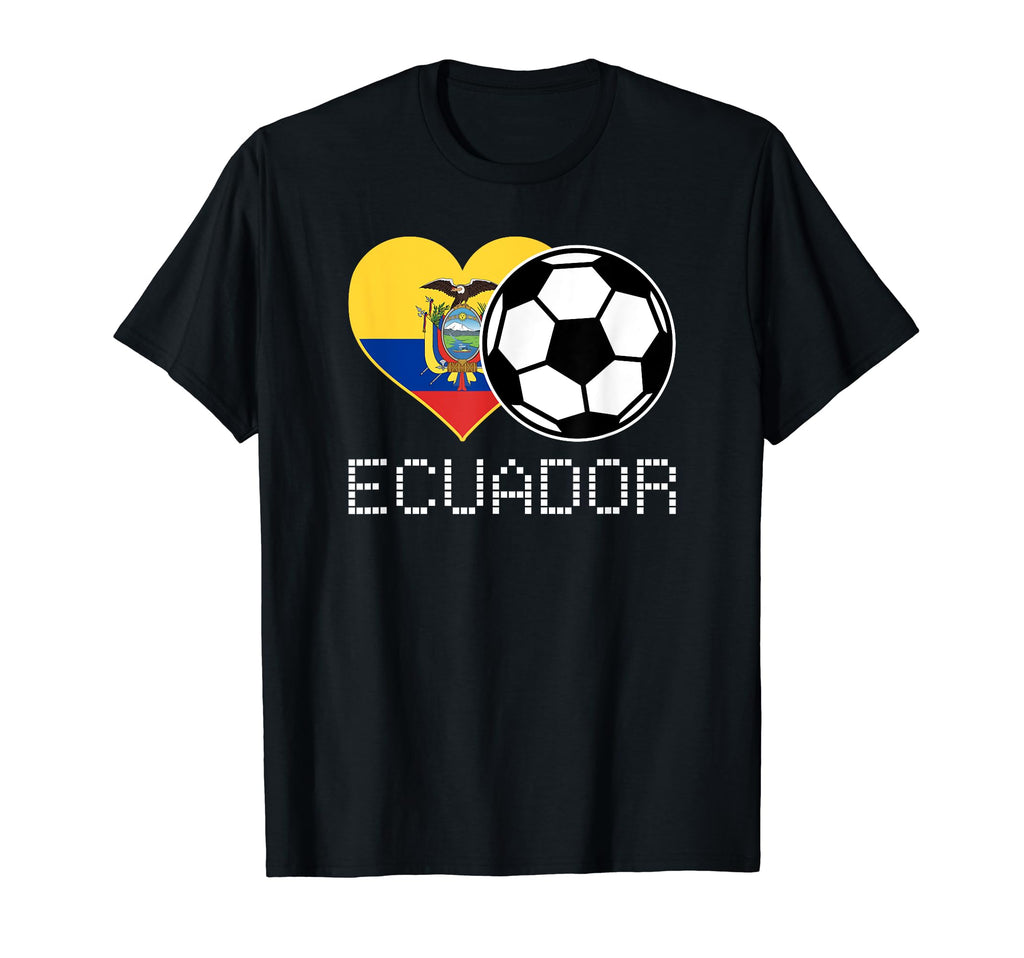Ecuador Soccer Ecuadorian Flag Love Country T-Shirt - Graphic Print Unisex