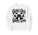 Game Day Soccer Coquette Preppy Sweatshirt - Aesthetic Graphic Unisex