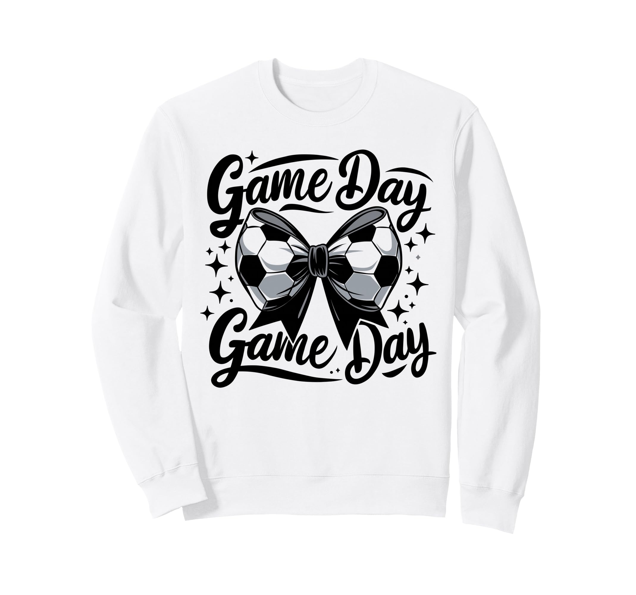 Game Day Soccer Coquette Preppy Sweatshirt - Aesthetic Graphic Unisex