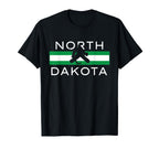North Dakota Goalie Ice Hockey Player T-Shirt - Unique Graphic for Adults