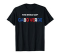 Cabo Verde Soccer Graphic T-Shirt | Soccer Lover Gift