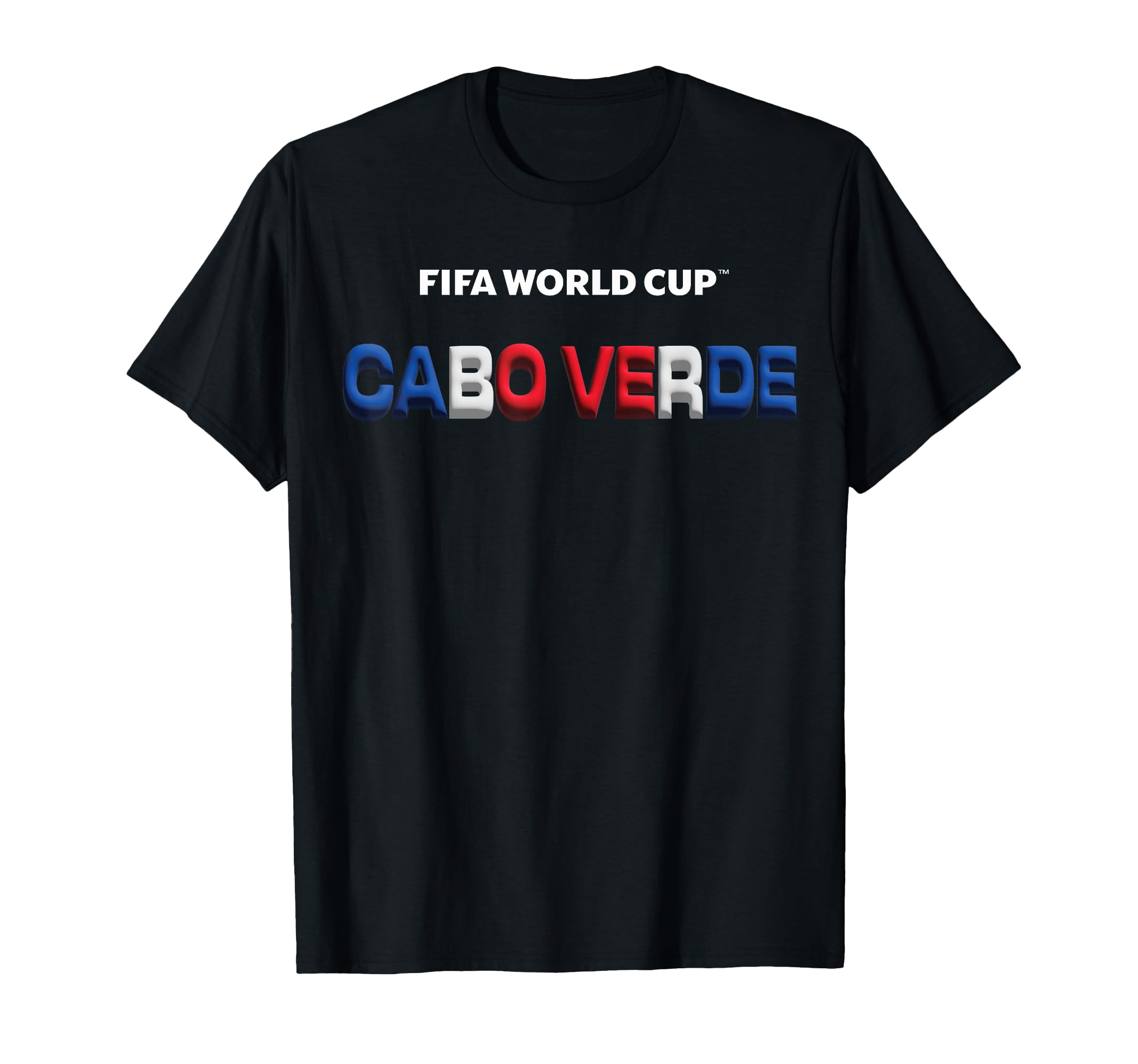 Cabo Verde Soccer Graphic T-Shirt | Soccer Lover Gift