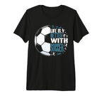 Funny Life Is Better Soccer Tri Blend T-Shirt - Minimalist Print Men Women