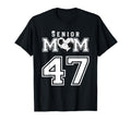 Proud Senior Soccer Mom Custom T-Shirt - Fun Novelty Design Men Women
