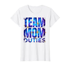 Soccer Mom Team Mom Duties T-Shirt - Minimalist Print for Adults
