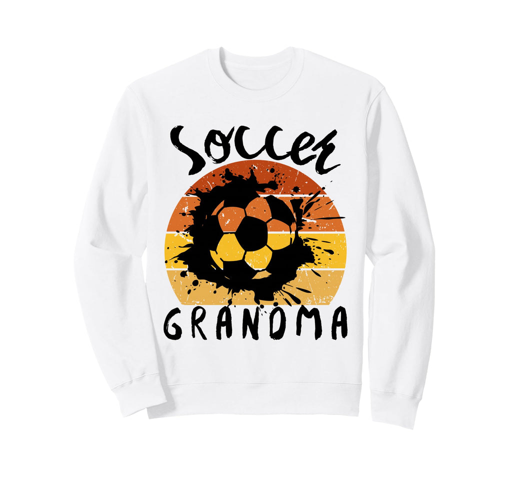 Funny Grandma Proud Soccer Lover Nana Sweatshirt - Minimalist Print Unisex