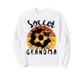 Funny Grandma Proud Soccer Lover Nana Sweatshirt - Minimalist Print Unisex