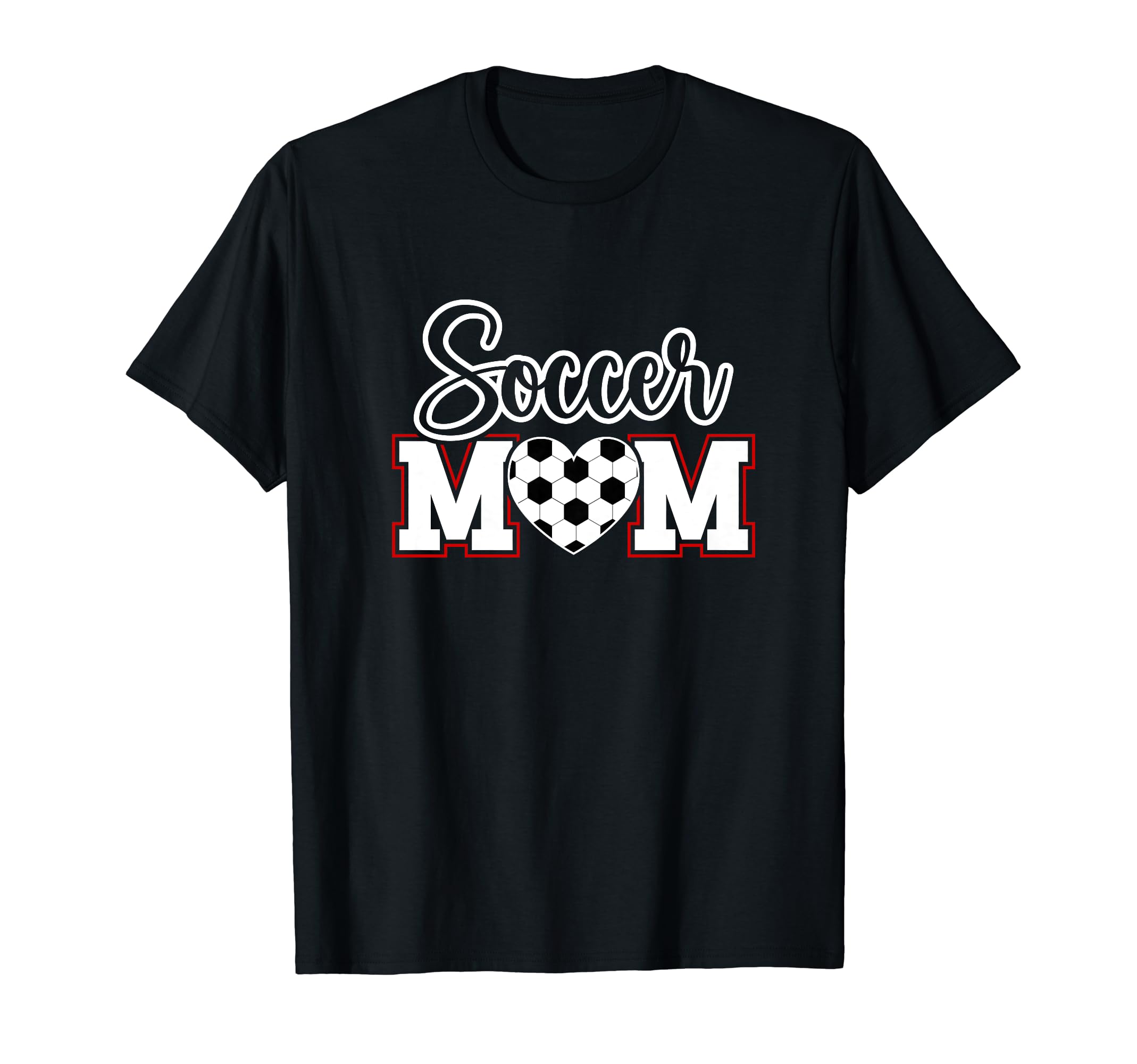Soccer Mom Soccer Player Mama Soccer T-Shirt - Graphic Print Men Women