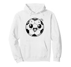 Soccer Ball Comic Team Sport And Hoodie - Graphic Print Men Women