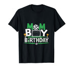 Mom And Dad Birthday Soccer Family Party T-Shirt - Novelty Apparel Unisex