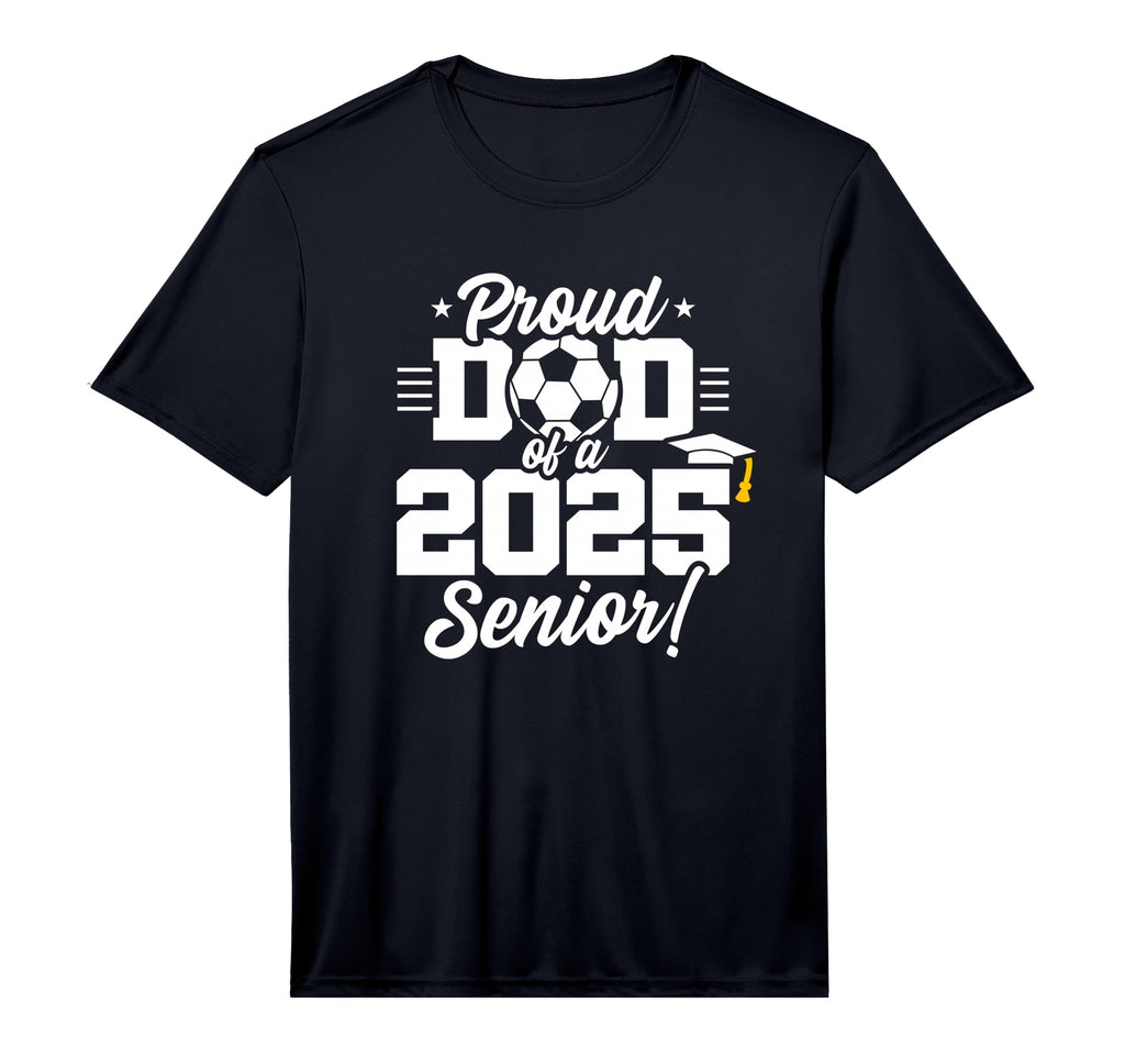 Mens Class 2025 Senior Year Soccer T-Shirt - Fun Novelty Design for Adults
