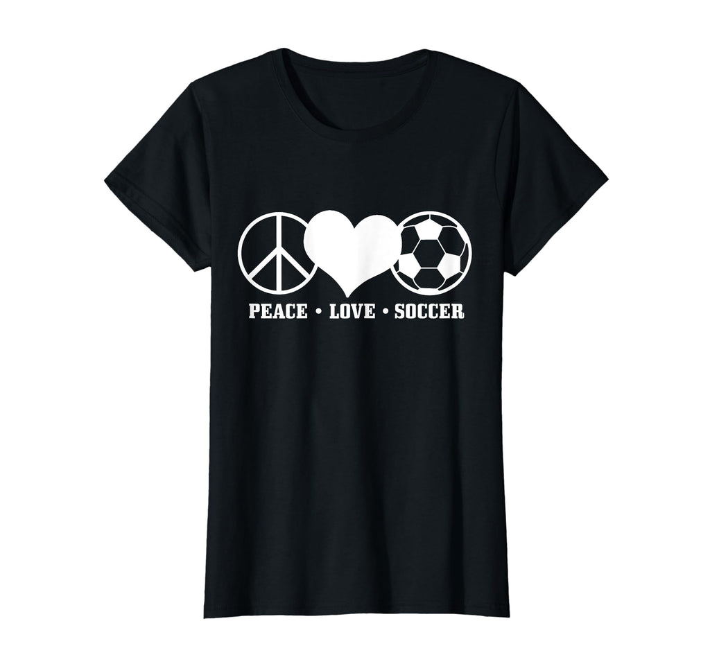 Soccer Player Coach Sports Peace T-Shirt - Casual Everyday Wear for Adults