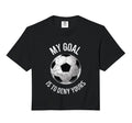 My Goal Is To Deny Yours Goalkeeper Hoodie - Novelty Apparel for Adults