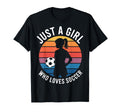 Soccer Players Just Who Loves Soccer T-Shirt - Unique Graphic Men Women