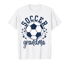 Proud Soccer Grandma Mothers Day T-Shirt - Casual Everyday Wear for Adults