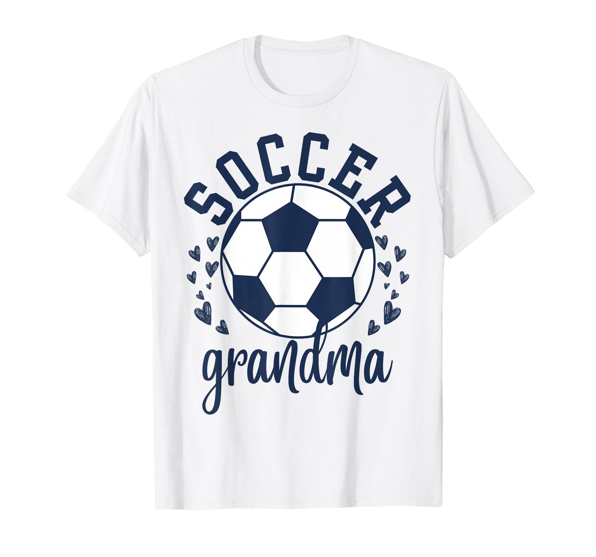 Proud Soccer Grandma Mothers Day T-Shirt - Casual Everyday Wear for Adults