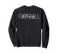Flag Football Coach Team Trainer Sweatshirt - Custom Art Print for Adults
