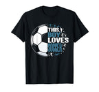 Funny This Loves Soccer T-Shirt - Custom Art Print for Adults