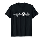 Soccer Heartbeat Soccer Lover Soccer T-Shirt - Trendy Graphic Unisex