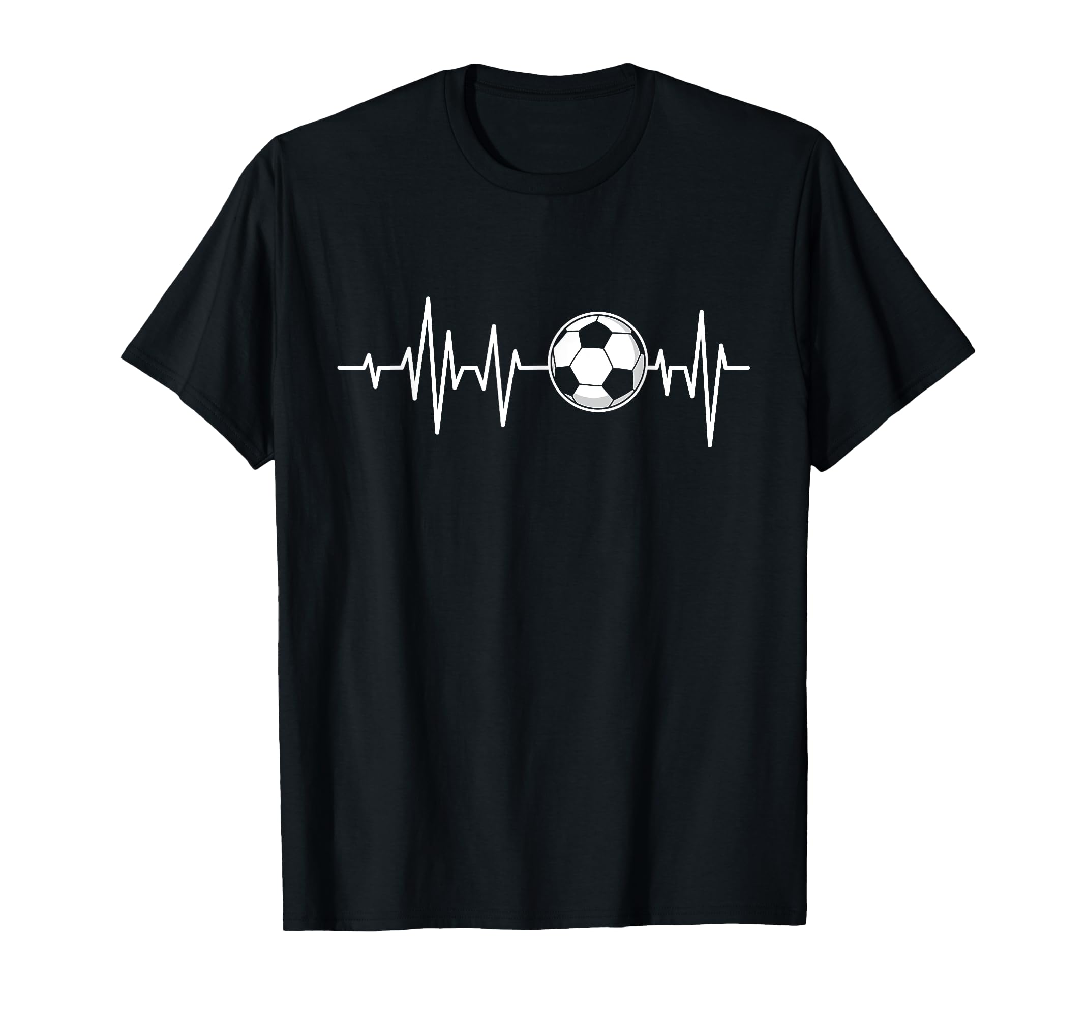 Soccer Heartbeat Soccer Lover Soccer T-Shirt - Trendy Graphic Unisex