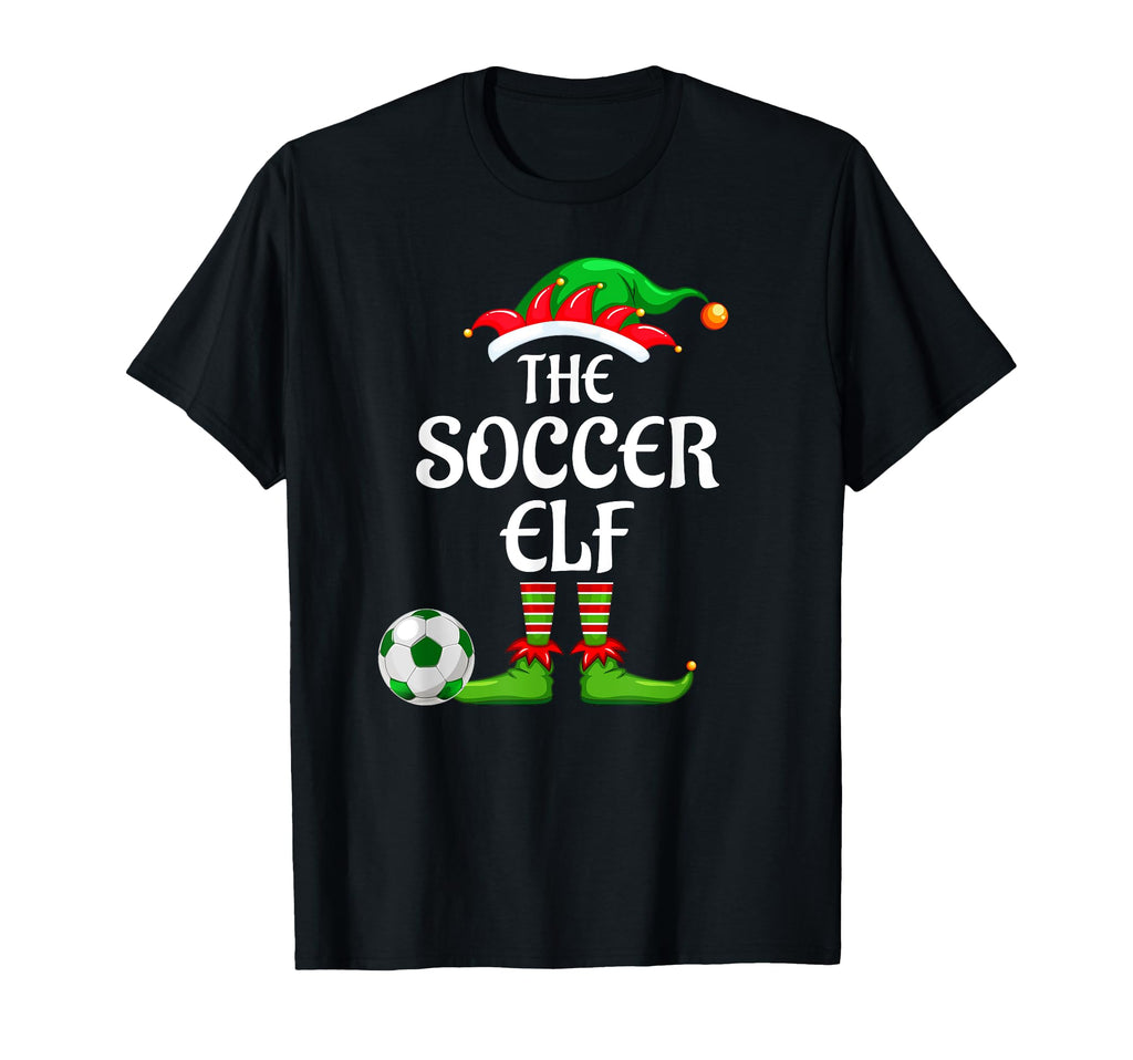 Soccer Elf Matching Family Group Party T-Shirt - Novelty Apparel Unisex
