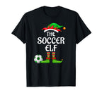 Soccer Elf Matching Family Group Party T-Shirt - Novelty Apparel Unisex
