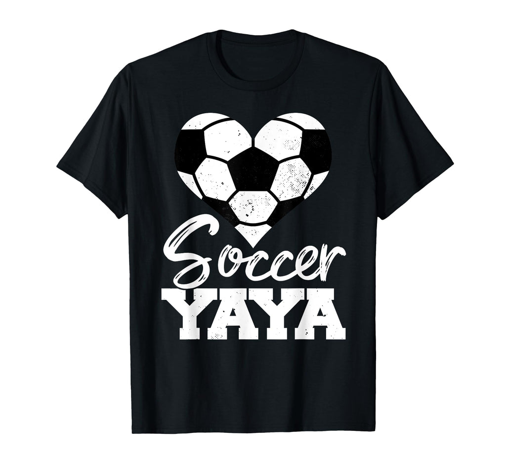Soccer Yaya Heart Funny Heartfelt Love T-Shirt - Aesthetic Graphic Unisex