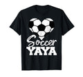 Soccer Yaya Heart Funny Heartfelt Love T-Shirt - Aesthetic Graphic Unisex
