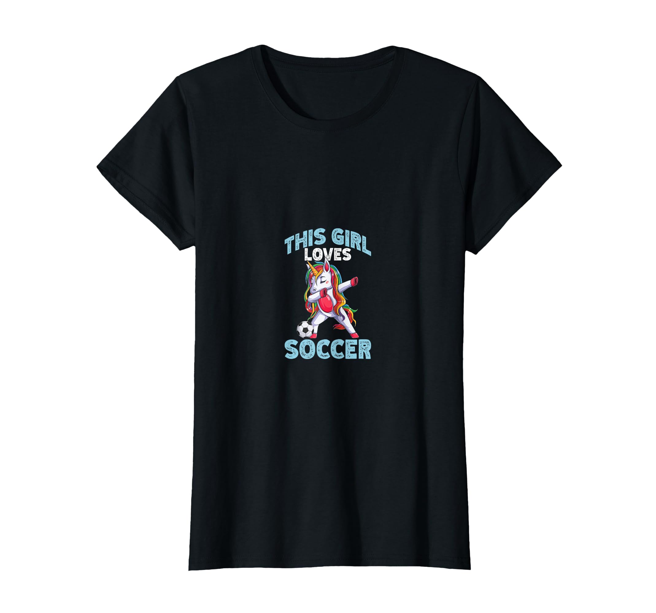 Funny Loves Soccer Sport T-Shirt - Casual Everyday Wear Men Women