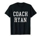 Coach Ryan Custom Football Soccer T-Shirt - Streetwear Style for Adults