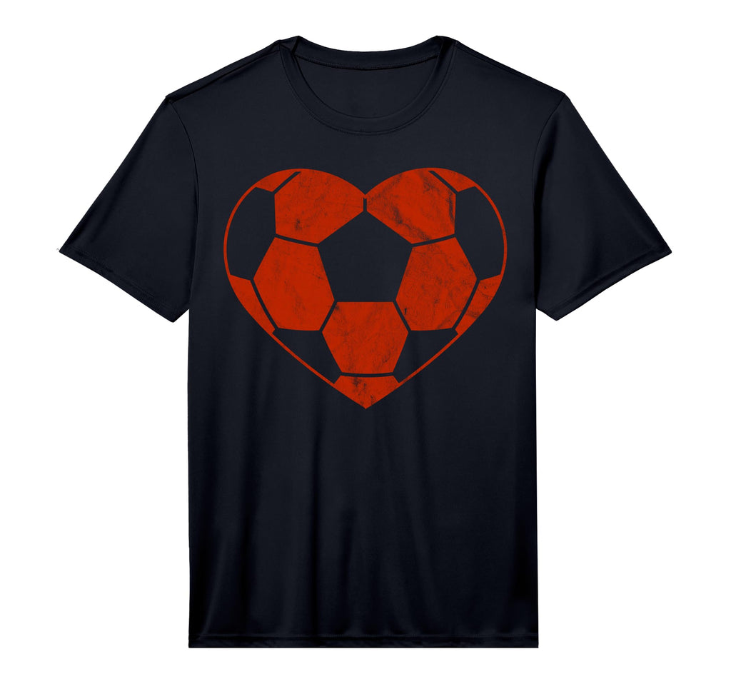 Football Heart Gift Soccer Player T-Shirt - Fun Novelty Design Men Women