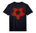 Football Heart Gift Soccer Player T-Shirt - Fun Novelty Design Men Women