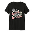 Be Goals Soccer Player Soccer Tri Blend T-Shirt - Trendy Graphic Unisex
