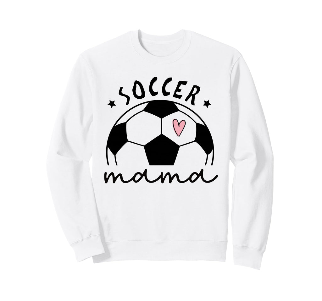 Soccer Mama Heart Ball Game Day Sweatshirt - Graphic Print Men Women
