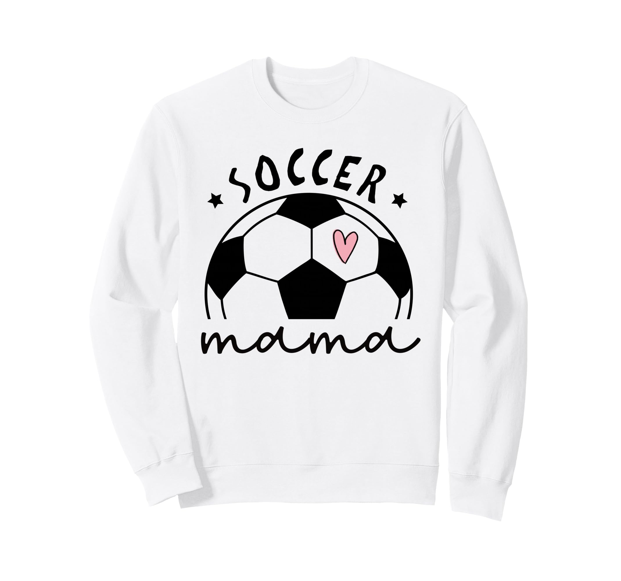 Soccer Mama Heart Ball Game Day Sweatshirt - Graphic Print Men Women