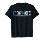 France Paris Black Adults Small Short T-Shirt - Streetwear Style Men Women