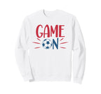Game Soccer Fan Soccer Game Day Sweatshirt - Minimalist Print Men Women